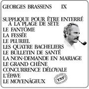 Supplique pour être enterré à la plage de Sète